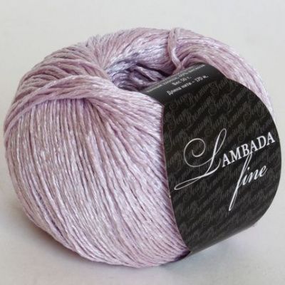 SEAM LAMBADA FINE  03  сирень нежная 55% мерсеризованный хлопок 45% вискоза; 170м/50г