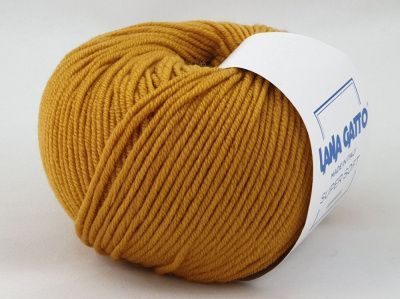 Lana Gatto Super Soft (14468 золотая горчица) 100% меринос экстрафайн 50 г/125 м